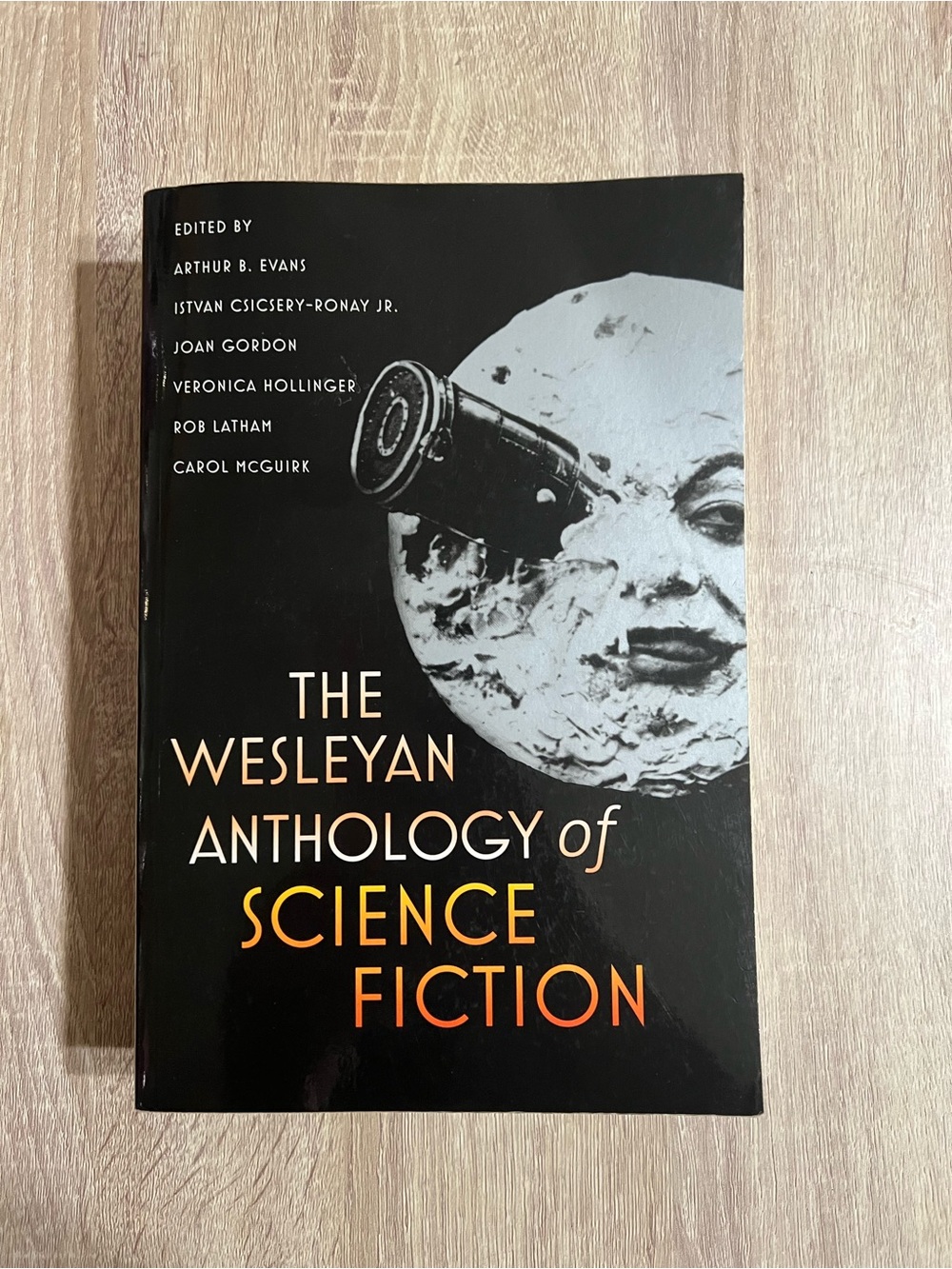 Back cover of a book